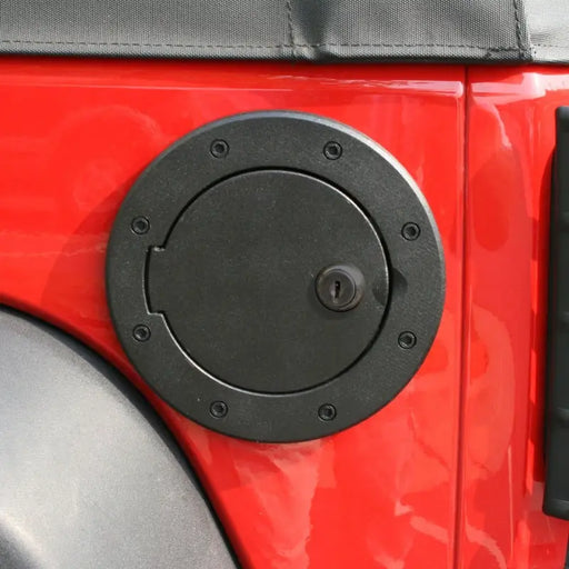 Rugged Ridge Locking Gas Cap Door for Jeep Wrangler JK