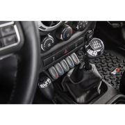 Rugged Ridge Lower Console Switch Panel for 11-18 Jeep Wrangler JK/JKU