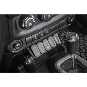 Rugged Ridge Lower Console Switch Panel for Jeep Wrangler JK/JKU