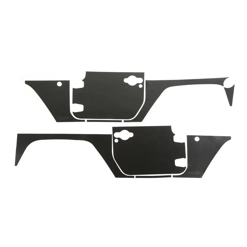 Rugged Ridge Magnetic Protection Panel Kit for Front Door Jeep Wrangler