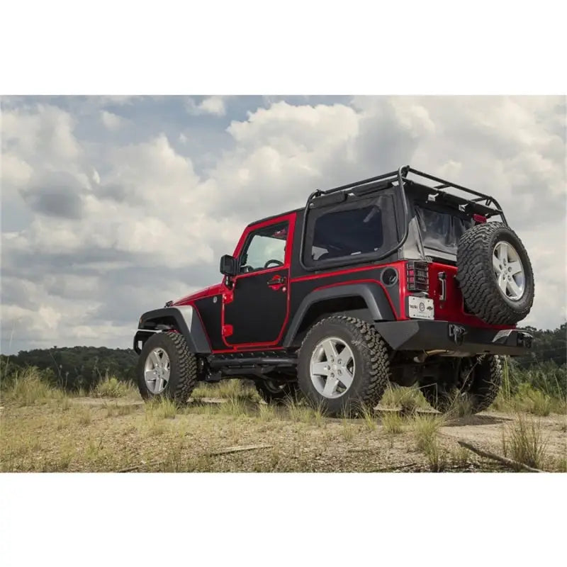 Rugged Ridge Magnetic Protection Panel kit for 07-18 Jeep Wrangler with roof rack