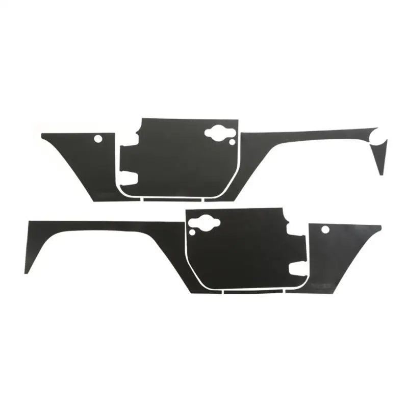 Rugged Ridge Magnetic Protection Panel Kit for BMW - Black Plastic Door Panels