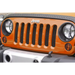 Rugged Ridge Mesh Grille Insert for 07-18 Jeep Wrangler with LED front bumper cover