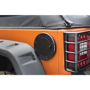 Rugged Ridge Non-Locking Gas Cap Door for Jeep Wrangler – Rear Bumper Cover View