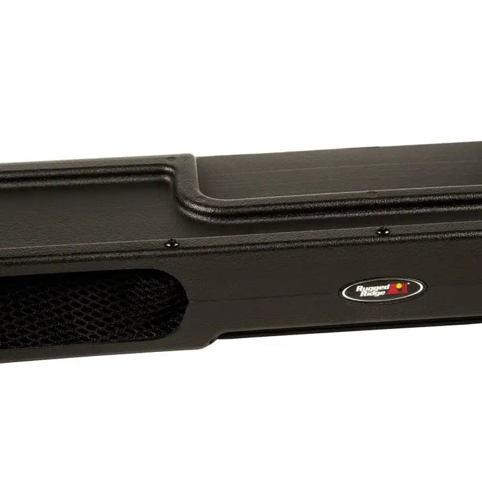 Rugged Ridge Overhead Storage Console for Jeep Wrangler - Black case with red button