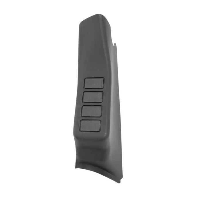 Black rubber door handle accessory for Jeep Wrangler JK by Rugged Ridge.