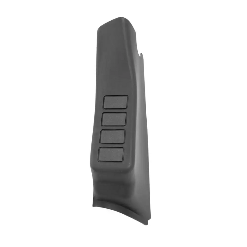 Rugged Ridge A-Pillar 4 Switch Pod Black LHD 11-18 Jeep Wrangler JK door handle.