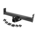 Black Rugged Ridge XHD Rear Bumper Hitch Bar with Bolts and Nuts