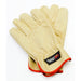 Rugged Ridge Recovery Gloves Leather for Jeep Wrangler with Red Rubber Palm