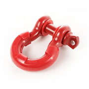 Rugged Ridge red plastic ring isolator kit on white background