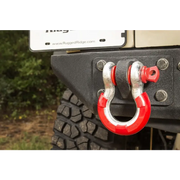 Rugged Ridge Red D-Ring Isolator Kit on Jeep