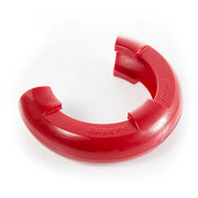 Rugged Ridge red plastic D-ring isolator on white background
