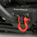 Rugged Ridge Red 9500lb D-Ring on Black Jeep with Red Handles