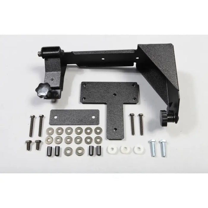 Front bumper mount kit for Jeep Wrangler JK by Rugged Ridge Off-road Jack Mounting Bracket