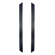 Rugged Ridge Body Armor Diamond Pattern Black Metal Bars for Jeep Wrangler TJ