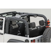 Rugged Ridge Roll Bar Cover Black Vinyl for Jeep Wrangler JK