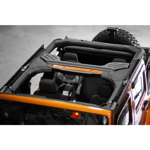 Rugged Ridge Roll Bar Cover on Jeep Wrangler Unlimited JK