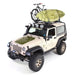 Rugged Ridge Roof Rack on Jeep Wrangler with Kayak