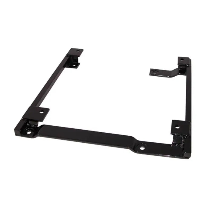Black metal shelf bracket for Rugged Ridge Seat Adapter Left Side 97-02 Jeep Wrangler TJ