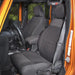 Rugged Ridge black leather seat cover kit interior for Jeep Wrangler Jk 4dr