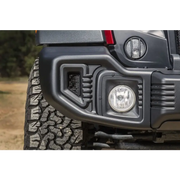 Rugged Ridge Spartacus Front Bumper on Black Jeep Wrangler