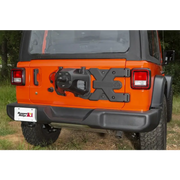 Rugged Ridge Spartacus HD Tire Carrier Hinge Casting for 18-20 Jeep Wrangler JL - rear bumper mount installation