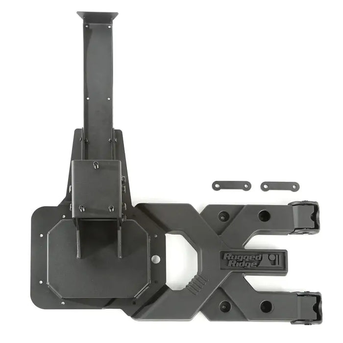 Rugged Ridge Spartacus HD Tire Carrier Kit with Black Plastic Bracket and Screws
