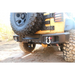 Rugged Ridge Spartacus Rear Bumper Black on Jeep Wrangler with Oversized Tire