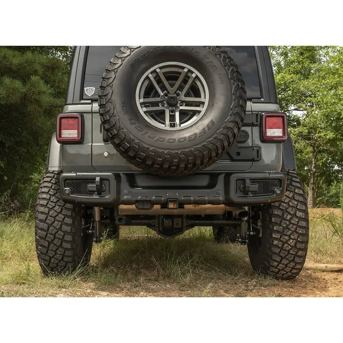 Rugged Ridge Spartacus Rear Bumper with Tire Cover Removed