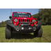 Rugged Ridge Spartan Front Bumper with Red and Black Design for Jeep Wrangler JK