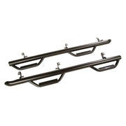 Black front bumper bars for Jeep Wrangler JL 4 door - Rugged Ridge Spartan Nerf Bar Textured Black