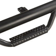 Rugged Ridge Spartan Nerf Bar black plastic handle.