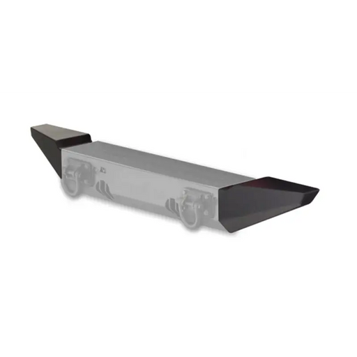 Rugged Ridge Standard Bumper Ends XHD Modular Front Bumper: Black shelf with metal handle