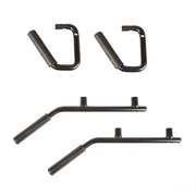 Black metal grab handles for 07-18 Jeep Wrangler JK/JKU by Rugged Ridge Steel
