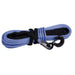 Rugged Ridge Synthetic Winch Line Blue - synthetic rope with hook