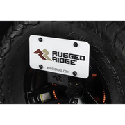 Rugged Ridge Tag Relocation Bracket Rear with Mud Tube Cover
