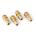 Rugged Ridge Tire Deflator Kit 4-Piece Brass with female connectors