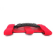 Red belt with black buckle on Rugged Ridge Ultimate Grab Handles