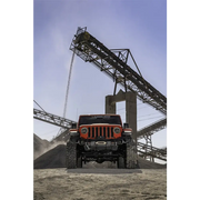 Rugged Ridge Venator Front Bumper on Jeep Wrangler in Quarry