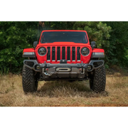 Rugged Ridge Venator front bumper in red for Jeep Wrangler JL/JT