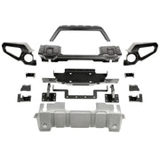 Rugged Ridge Venator Front Bumper W/Overrider & Winch Tray for Jeep JL