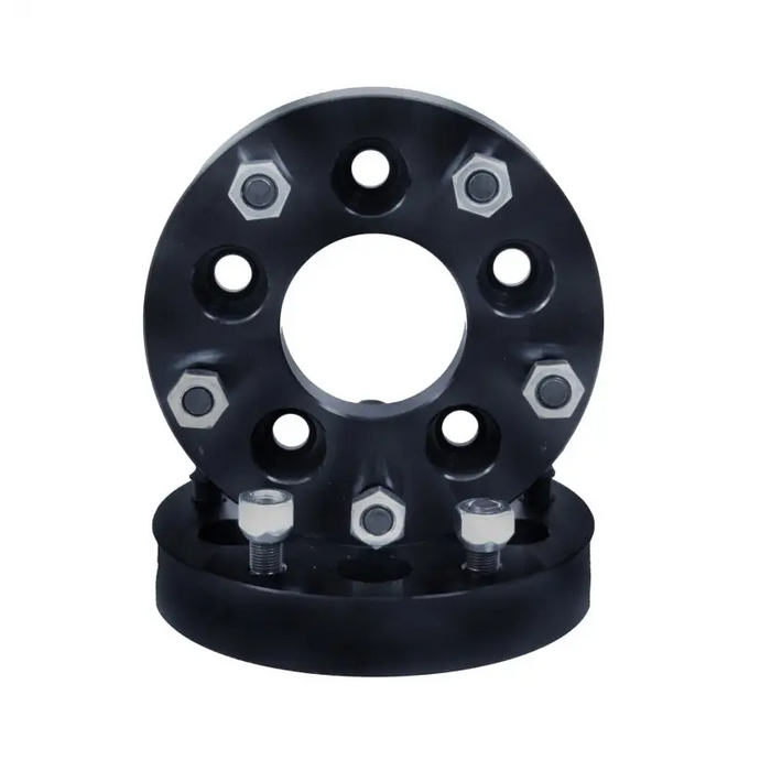 Black wheel spacer for Rugged Ridge Wheel Adapters, 5x4.5in to 5x5.5in pattern