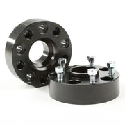 Rugged Ridge black wheel spacers 1.75in for 05-18 JK XK WK.