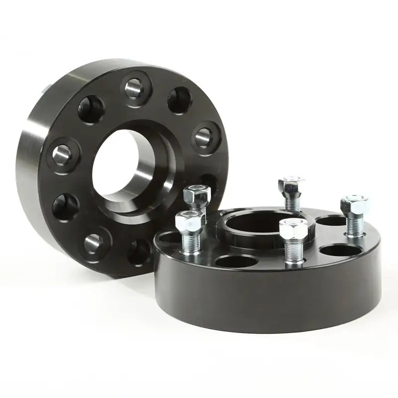 Rugged Ridge black wheel spacers 1.75in for 05-18 JK XK WK.