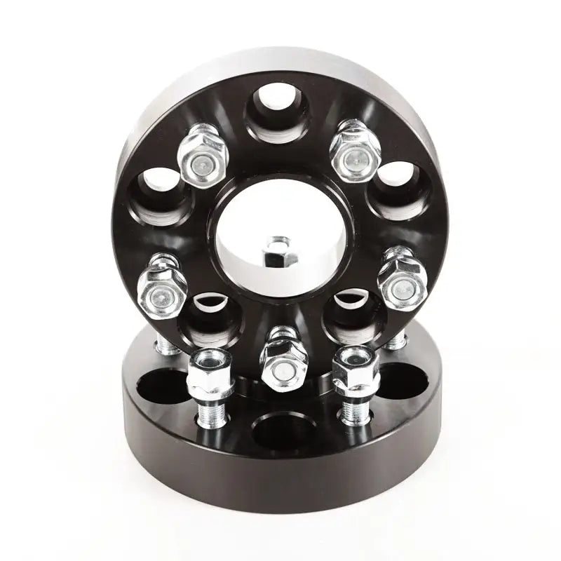 Rugged Ridge black wheel hub with four spokes for Renegade