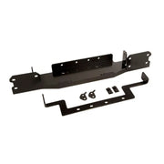 Rugged Ridge winch mount plate for 2018-20 Jeep JL/JT featuring black metal brackets