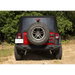 Rugged Ridge XHD Corner Guard Rear Bumper with Tire Cover for Jeep Wrangler JK 2-Door