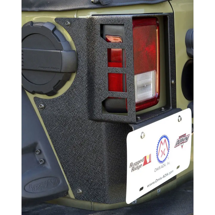 Rugged Ridge XHD Corner Guard Rear for 07-18 Jeep Wrangler JKU 4 Door