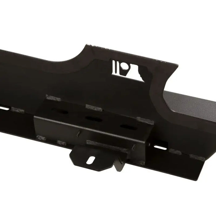 Black rifle mount product displayed on white background - Rugged Ridge XHD Rock Sliders for Jeep Wrangler JL 4 Door