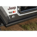 Rugged Ridge XHD Rock Sliders with Jeep logo on Jeep Wrangler JL 4 Door